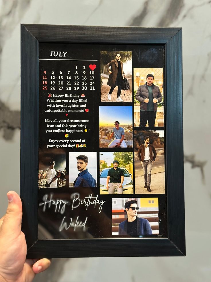 Customize Birthday Wooden Frame Special