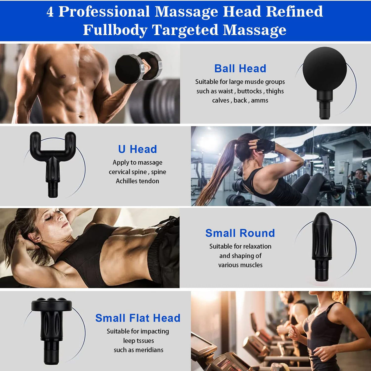 Rechargeable Muscle Gun Massager