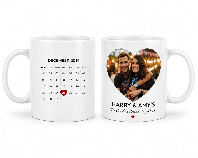 customize white photo  mug