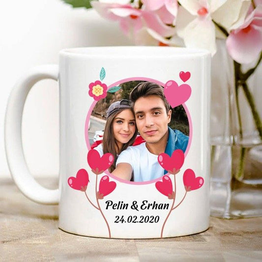 Customize White Mug With photo