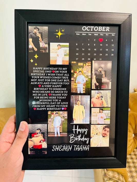 Customize Birthday Wooden Photo Frame