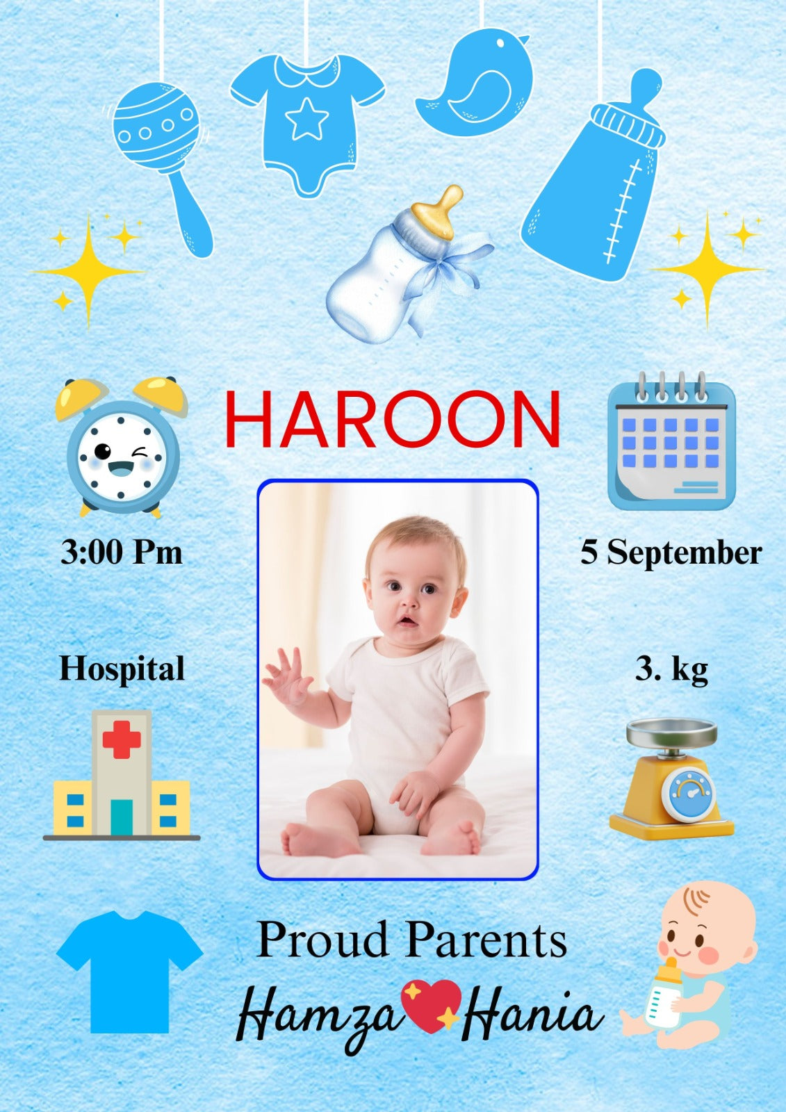 Customize Birthday Wooden Photo Frame