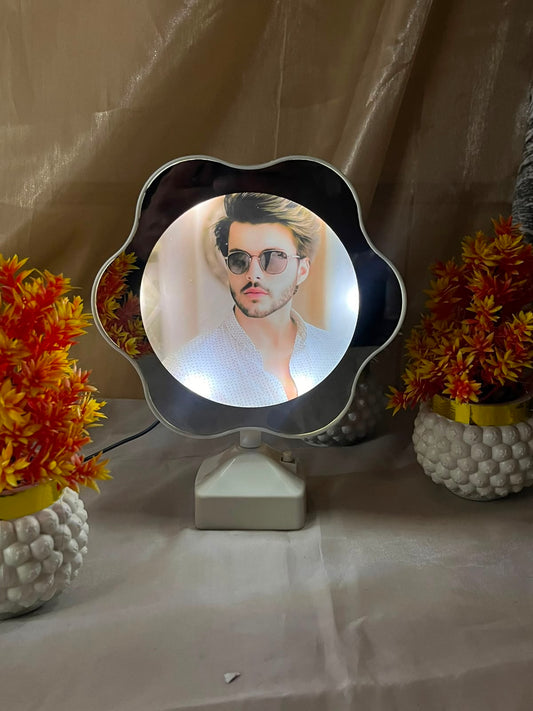 Customize Rose Shape Photo  Led Lamp