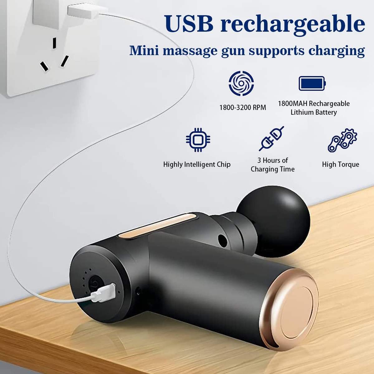 Rechargeable  Muscle Gun Massager